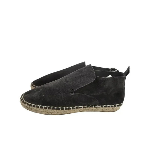 Vince Ronan Grey Suede Slip On Shoes Size 8 - Picture 1 of 6